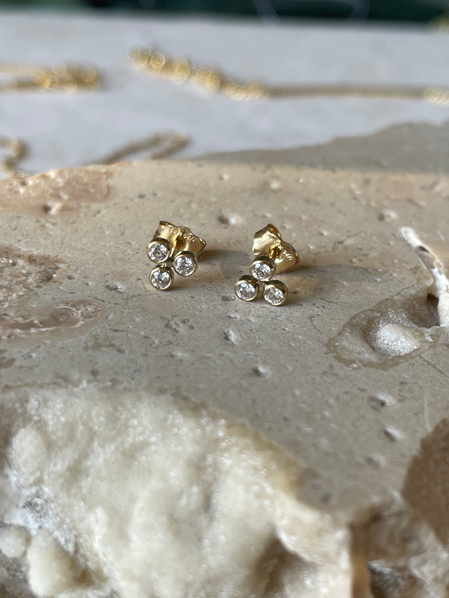 cherry cluster studs