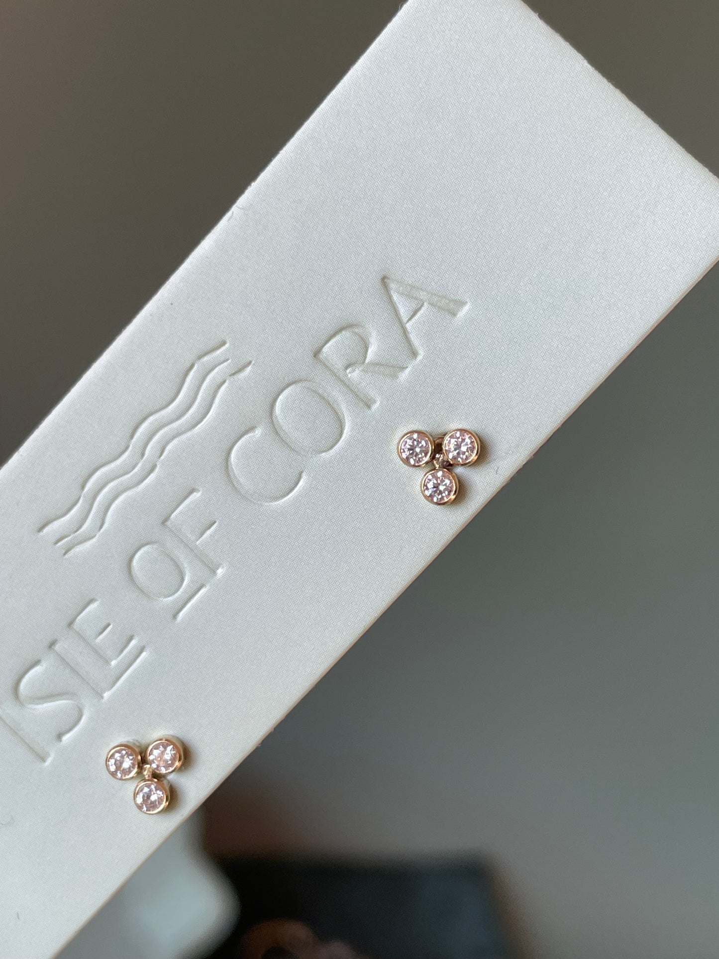 cherry cluster studs