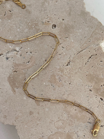 paperclip chain bracelet