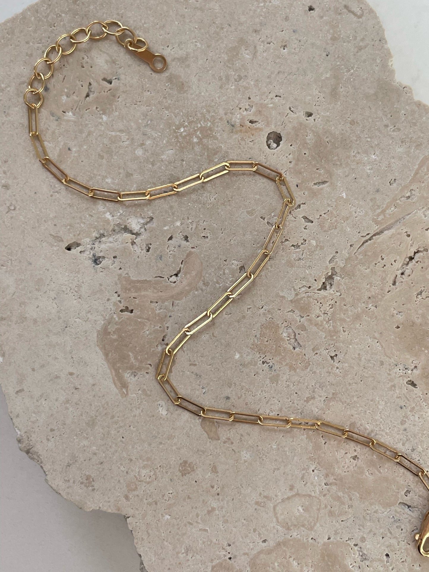 paperclip chain bracelet