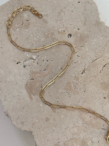 paperclip chain bracelet